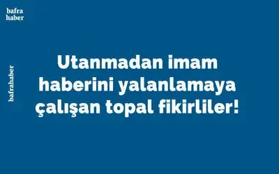 Utanmadan İmam Haberini Yalanlamaya Çalışan Topal Fikirliler!