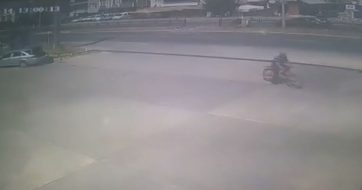 Kaza Anı Kamerada