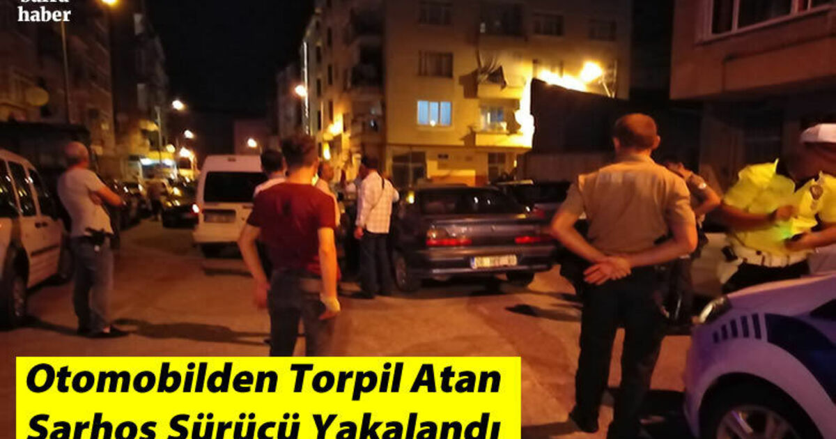 Otomobilden Torpil Atan Sarhoş Sürücü Yakalandı