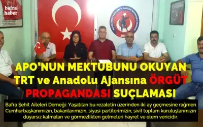Bafra Şehit Aileleri Derneği Trt Ve Anadolu Ajansından Şikâyetçi Oldu
