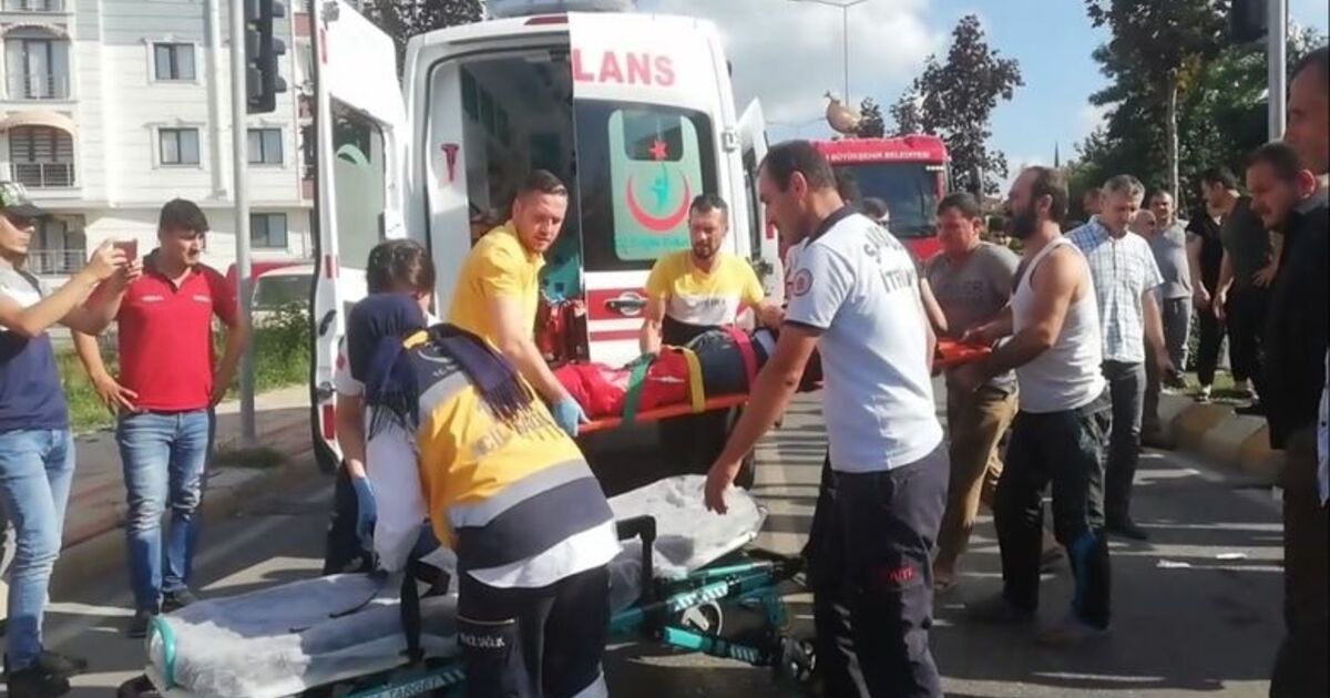 Çekici İle Motosiklet Çarpıştı: 1 Yaralı