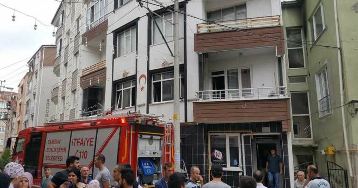 Bafra’da Ev Yangını!