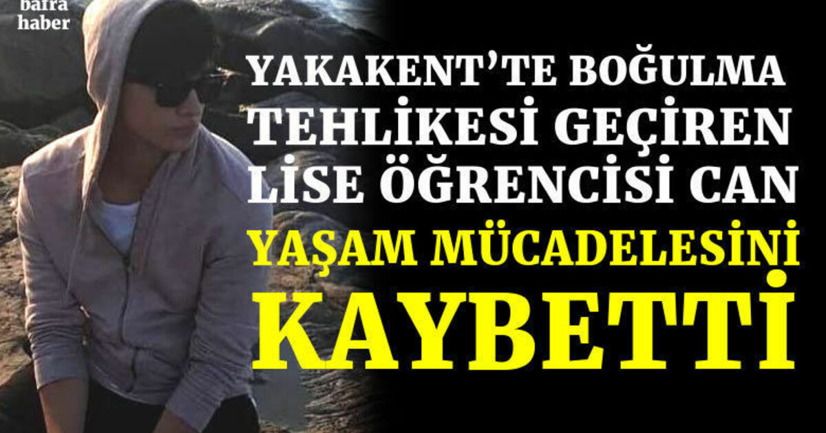 Denizde Boğulma Tehlikesi Geçiren Genç Hayatını Kaybetti