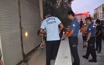 Yaralı Kedi İçin Polis Ve İtfaiye Seferber Oldu