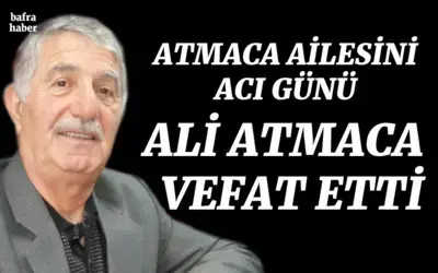 Ali Atmaca Vefat Etti 