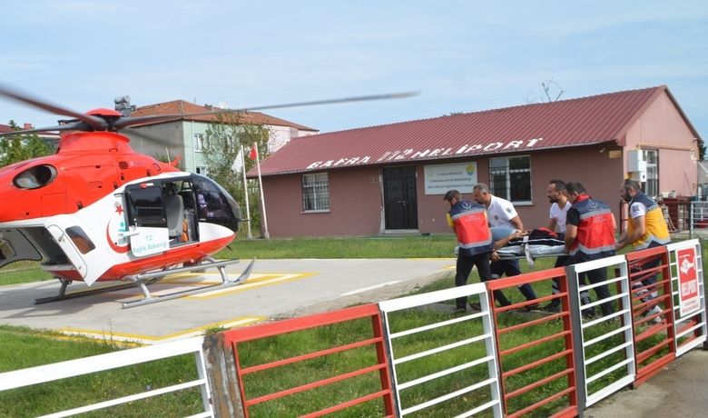 Kalp Krizi Geçiren Mahkumİçin Ambulans Helikopter Havalandı - Samsun’un Bafra ilçesinde kalp krizi geçiren mahkum için ambulans helikopter havalandı.