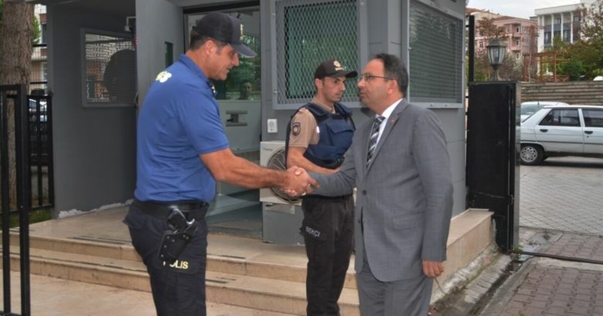 Kaymakamdan İlçe Emniyet Müdürlüğüne Ziyaret