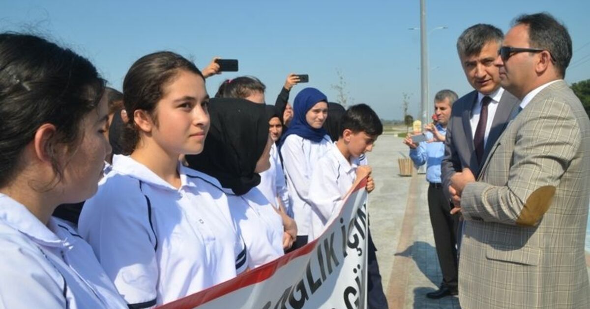 Bafra'da ‘dünya Yürüyüş Günü’nde 10 Bin Adım Attılar