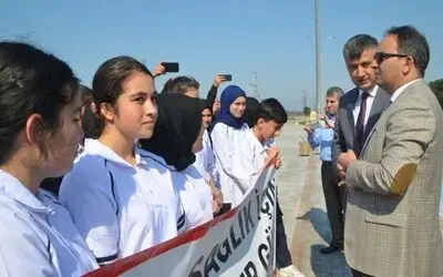 Bafra'da ‘dünya Yürüyüş Günü’nde 10 Bin Adım Attılar