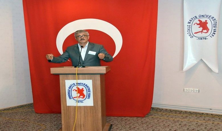Omü Vakfı Yönetiminde Bayrak Değişimi - Ondokuz Mayıs Üniversitesi (OMÜ) Vakfı 2019 Yılı Olağanüstü Genel Kurul Toplantısı’nda, 3 yıldır başkanlık görevini sürdüren Prof. Dr. Halil Kütük, görevini Prof. Dr. Metin Yılmaz’a devretti.