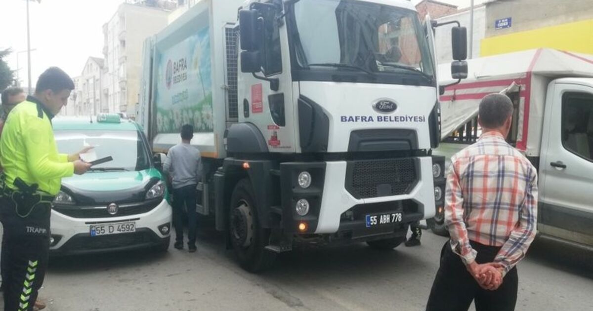 Çöp Aracının Çarptığı Yaya Ölümden Döndü