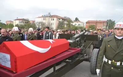 Samsun Şehidini Uğurladı