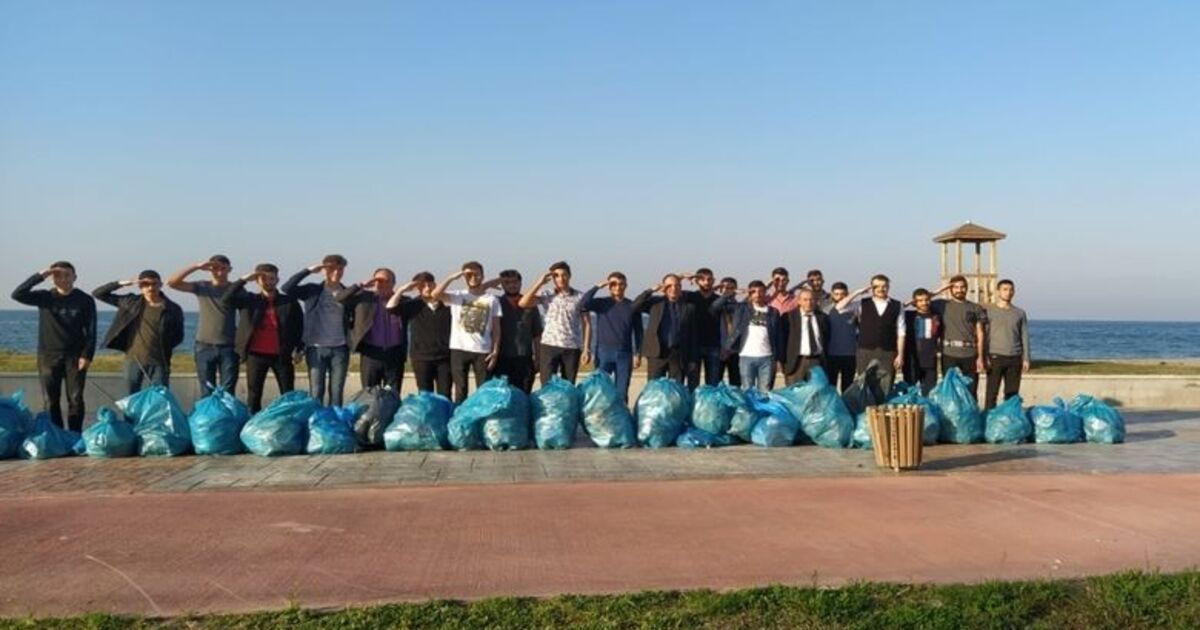 Kyk Yurdunda Kalan Öğrencilerden Örnek Davranış