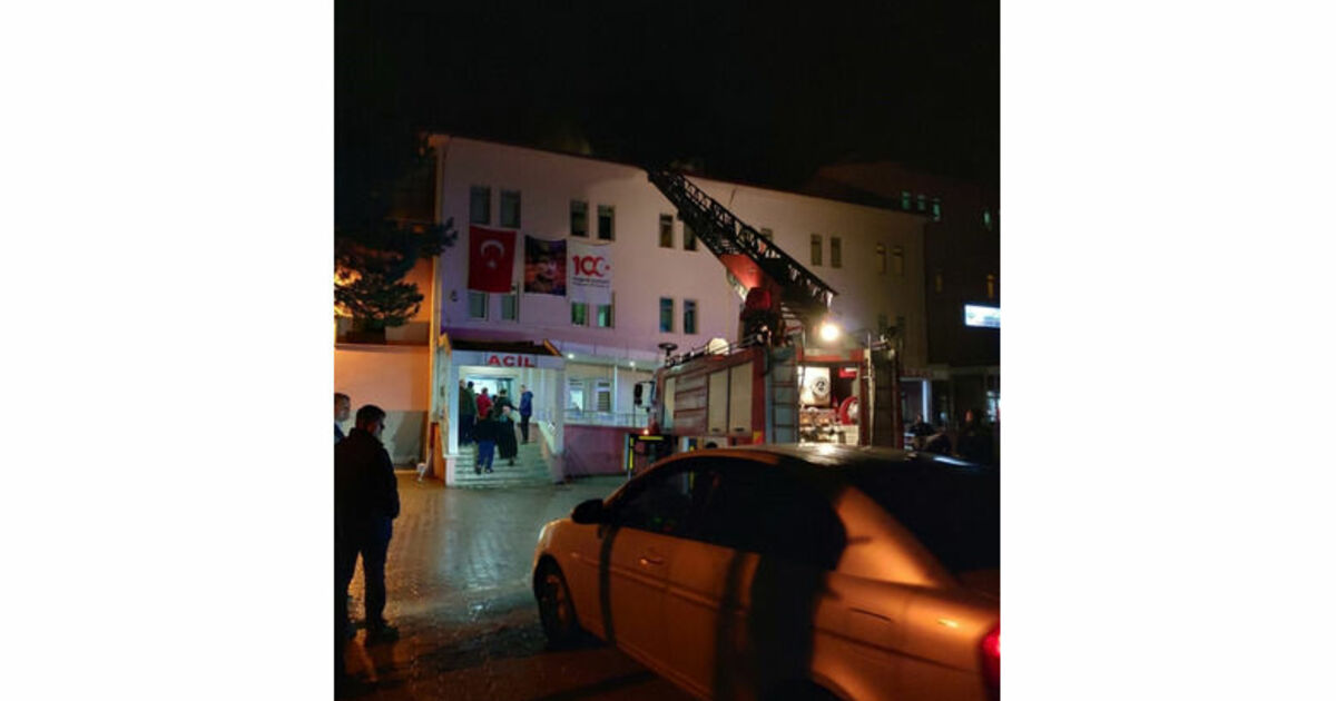 Alaçam Devlet Hastanesinde Yangın Paniği