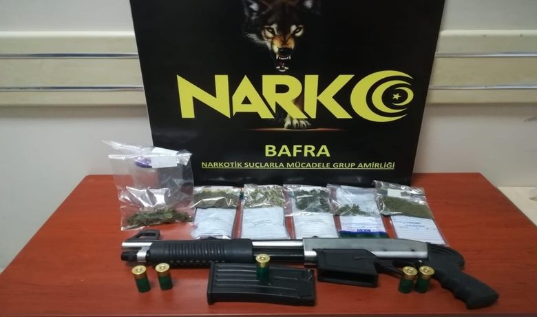 Bafra'da Uyuşturucu Operasyonu: 2 Gözaltı