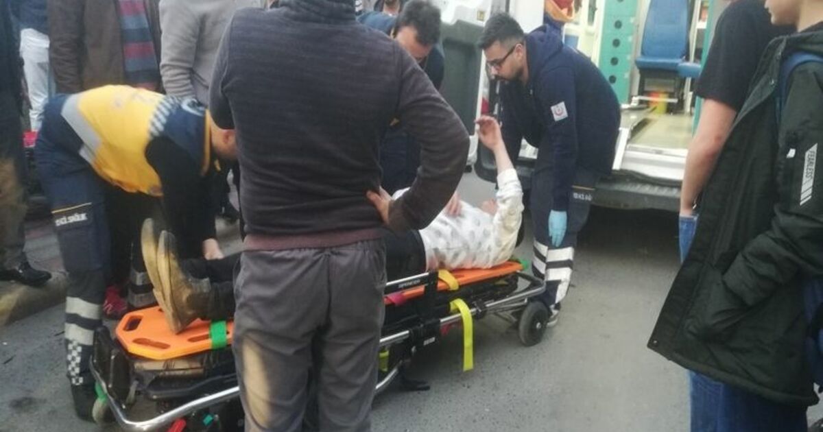 Otomobil İle Motosiklet Çarpıştı: 1 Yaralı