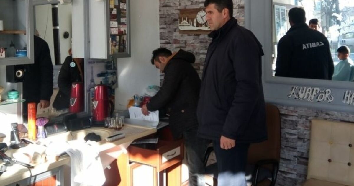 Bafra'da Berberler Denetlendi