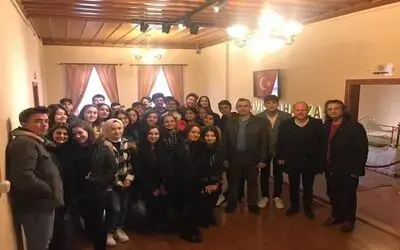 Bafra Atatürk Anadolu Lisesi Öğrencileri Havza Atatürk Evi Müzesinde