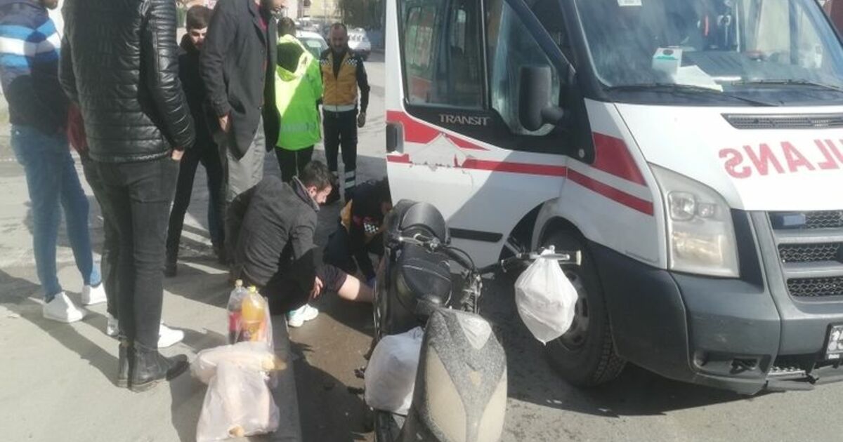 Cip İle Elektrikli Bisiklet Çarpıştı: 1 Yaralı