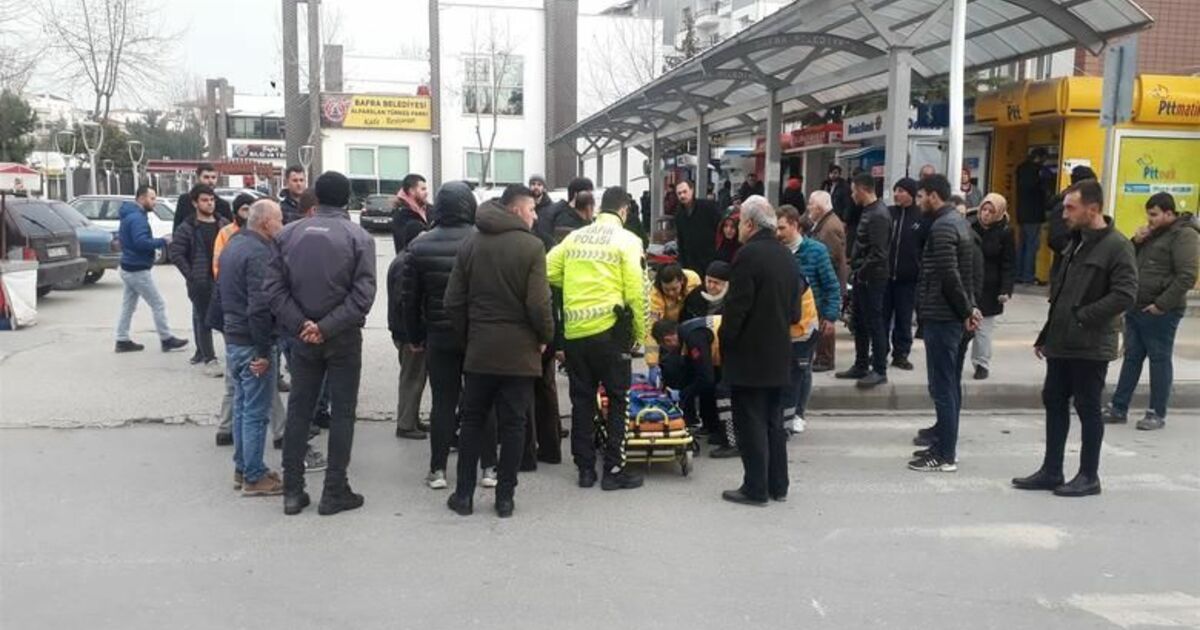 Motosiklet Yayanın Üstüne Devrildi: 1 Yaralı