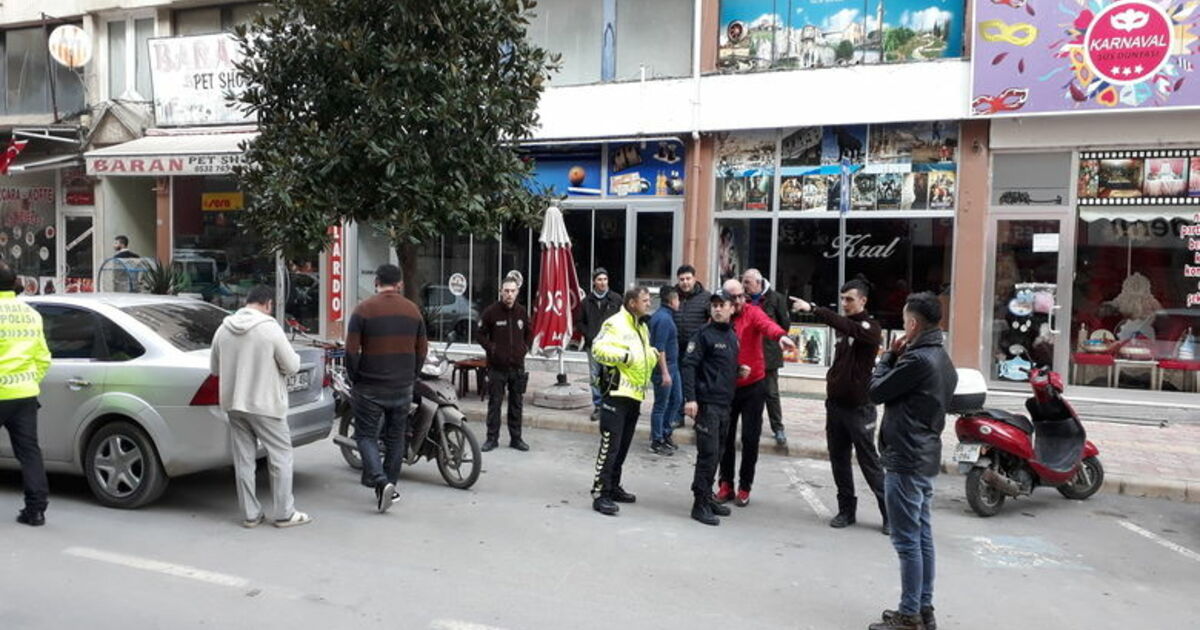 Motosikletin Çarptığı Yaya Yaralandı