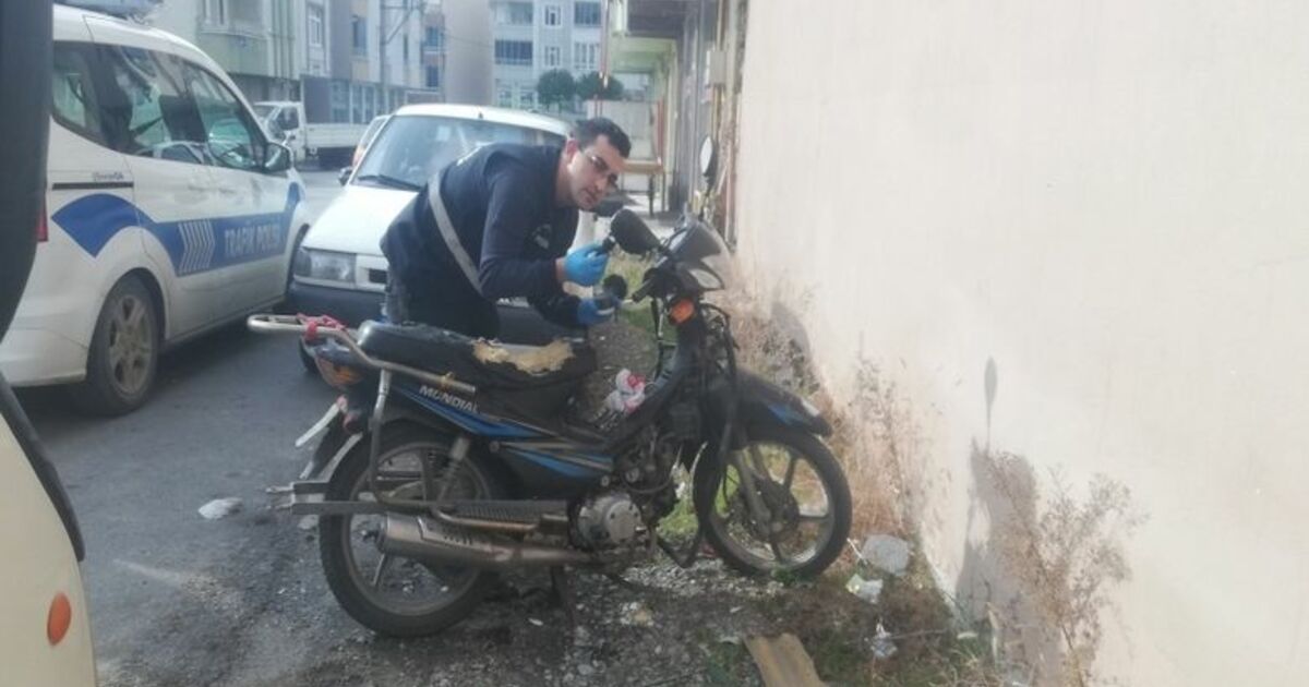 Çalıntı Motosiklet Terk Edilmiş Halde Bulundu