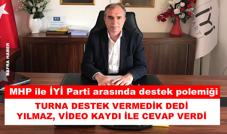 Mhp İle İyi Parti Arasında Destek Polemiği - MHP Belediye Meclis üyelerinin dünkü Meclis toplanıtısında İYİ Parti’nin teklifine destek vermesi sonrası Bafra MHP İlçe Başkanı Barbaros Turna’nın sosyal medya hesabından “destek vermedik” açıklamasına ilçe Başkanı Aydoğan Yılmaz’dan cevap geldi.