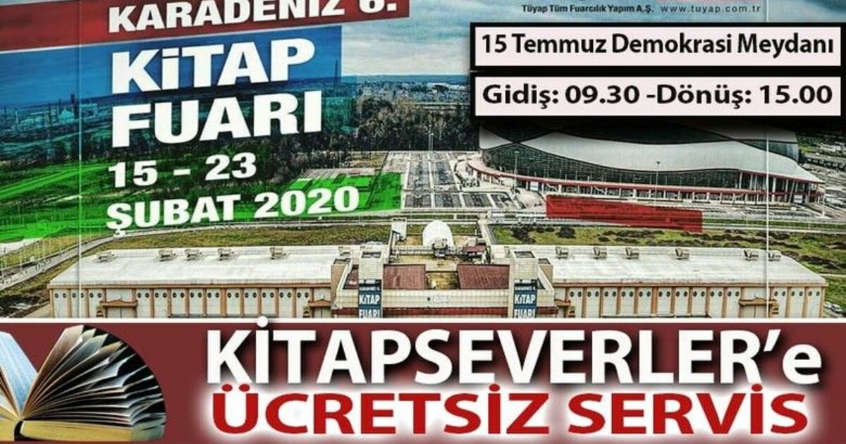 Bafra Belediyesi Kitapseverleri Ücretsiz Taşıyacak