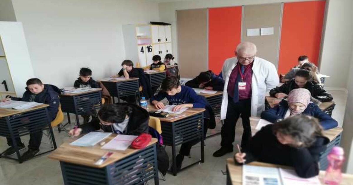 Bafra Çözüm Koleji Bursluluk Sınavına Yoğun İlgi