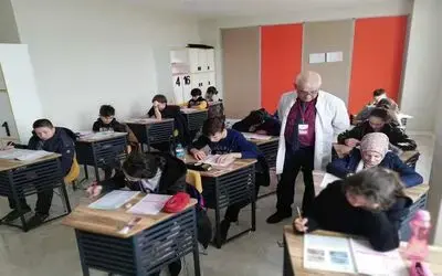 Bafra Çözüm Koleji Bursluluk Sınavına Yoğun İlgi
