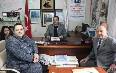 Bafra Kaymakamı Cevdet Ertürkmen Habider’i Ziyaret Etti