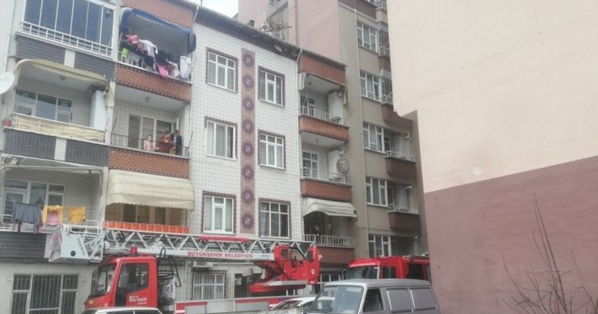 Bafra’da Baca Yangını