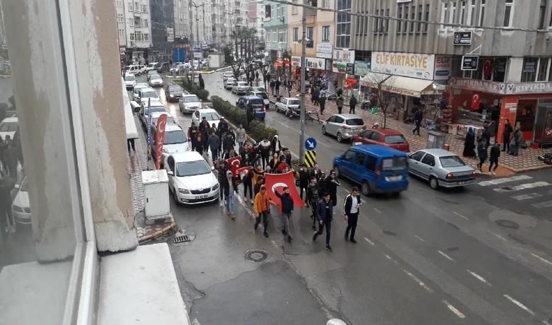 Bafra Gençleri Şehitleri Anma Yürüyüşü