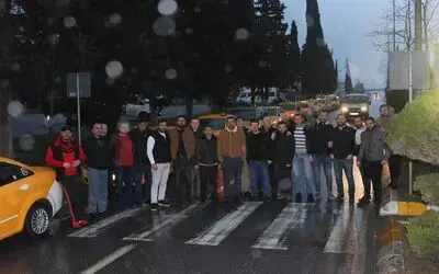 Bafra Taksicilerinden Şehitleri Anma Konvoyu