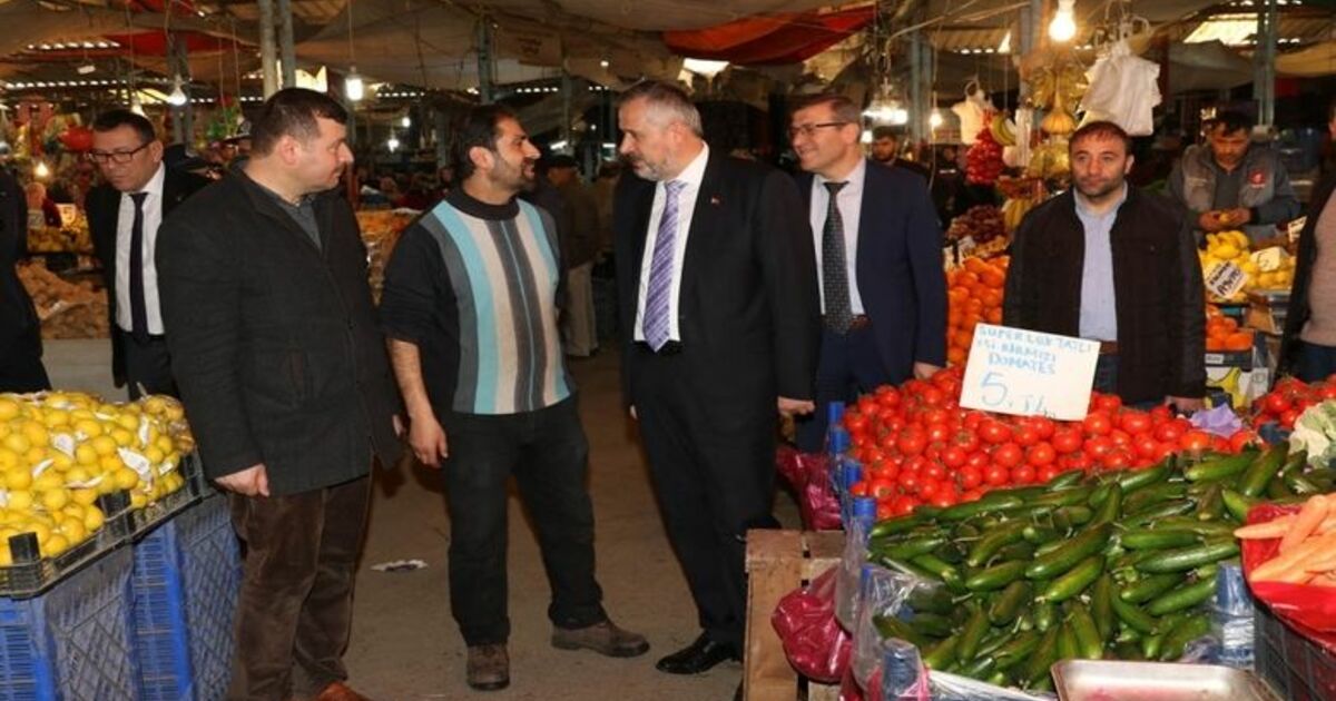 Bafra'da Modern Pazar Yeri Çalışmaları Sürüyor