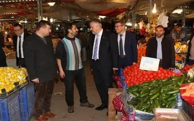 Bafra'da Modern Pazar Yeri Çalışmaları Sürüyor