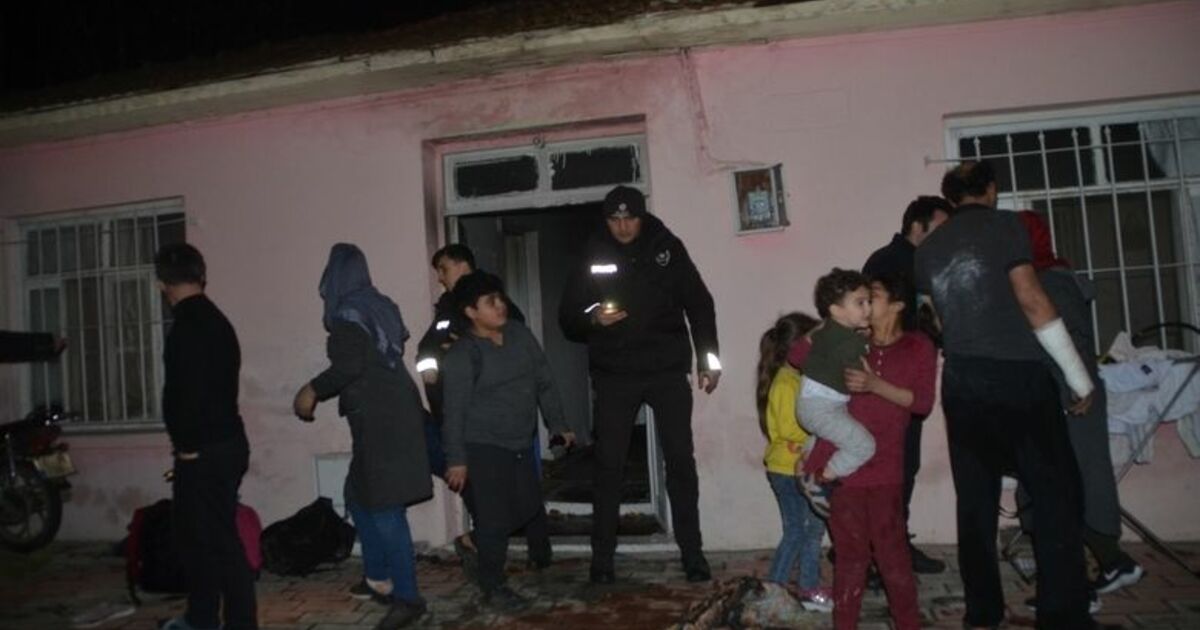 Yabancı Uyruklu Şahısların Evinde Yangın