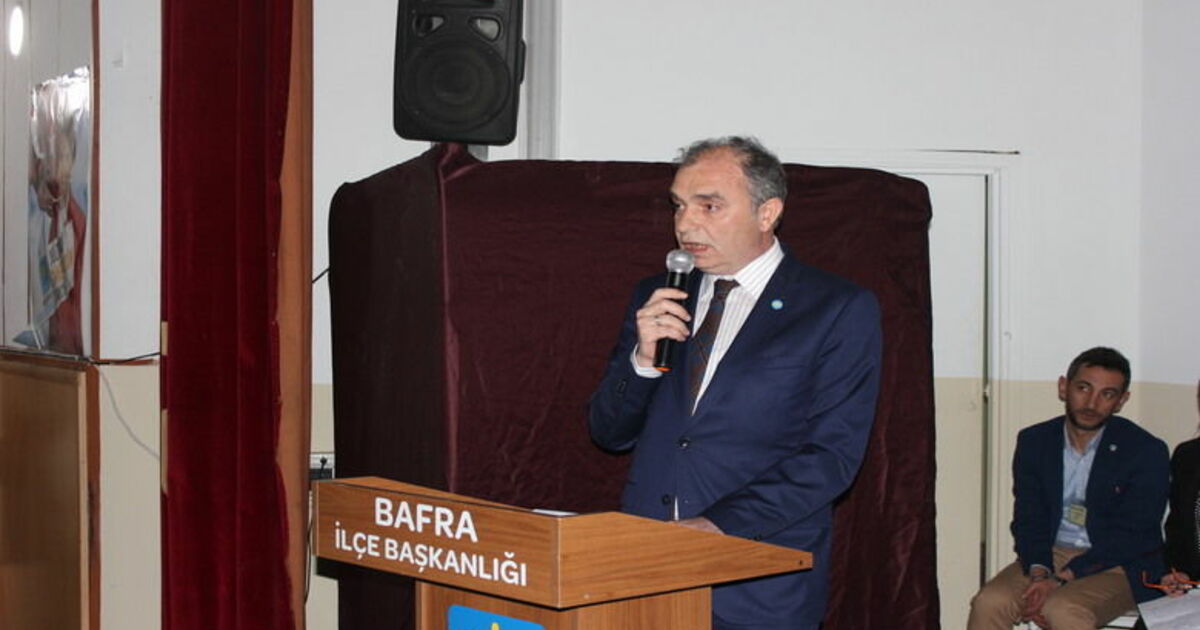 İyi Parti Bafra İlçe Başkanlığına Aydoğan Yılmaz Seçildi