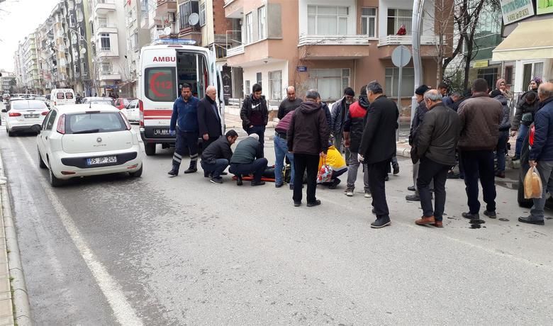 Dengesini Kaybederek DüşenMotosiklet Sürücüsü Yaralandı - Samsun’un Bafra İlçesinde dengesini kaybeden motosiklet sürücüsü düşerek yaralandı. 
