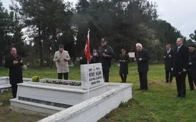 Şehitler Sade Bir Törenle Anıldı