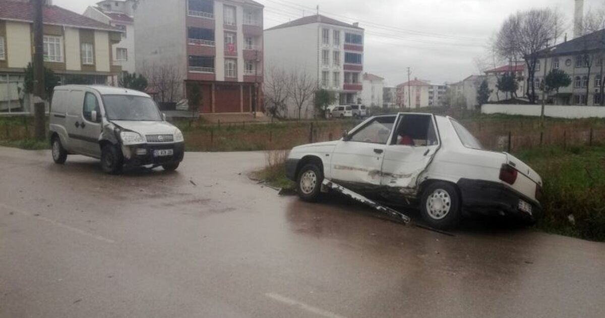 Bafra'da Trafik Kazası: 1 Yaralı