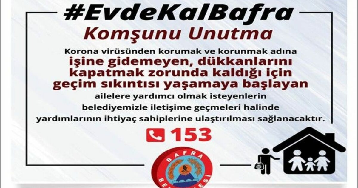 Bafra’da 'Komşunu Unutma' Kampanyası