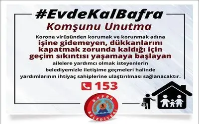 Bafra’da 'Komşunu Unutma' Kampanyası