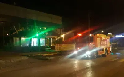 Bafra’da İş Yerinde Baca Yangını