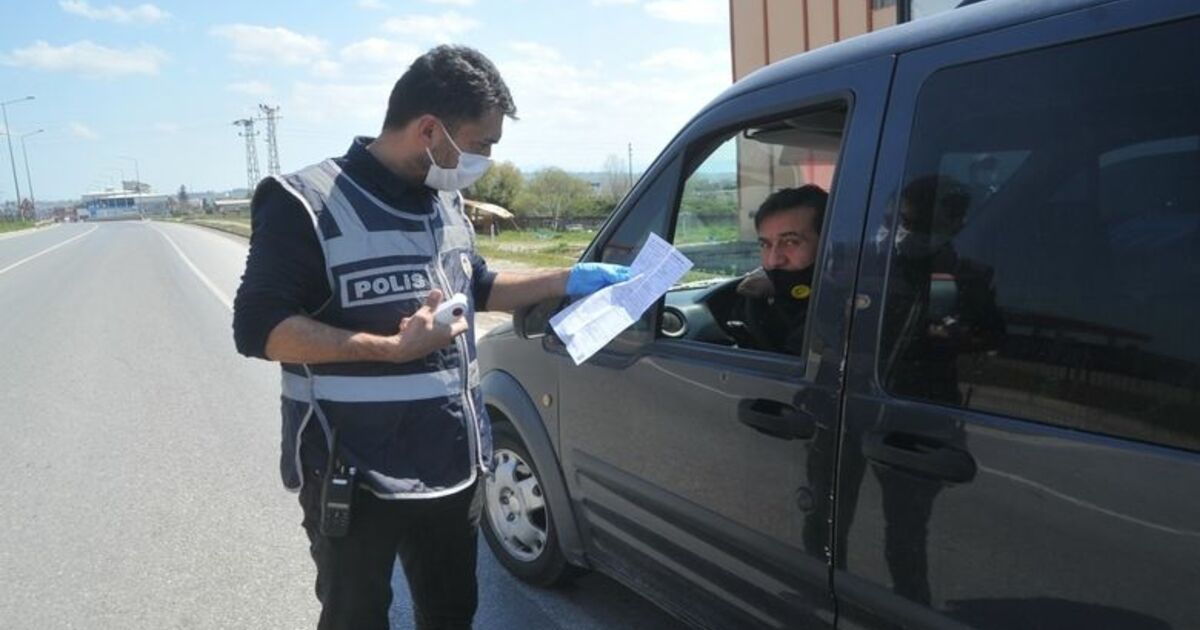 Uygulama Noktasında Sürücülerin Ateşleri Ölçüldü