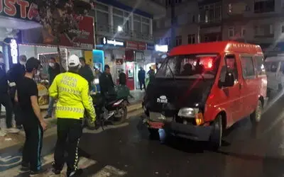 Alkollü Sürücü Kaza Yaptıktan Sonra Kaçmaya Çalıştı