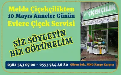 Melda Çiçekçilikten Anneler Gününe Özel çiçek servisi