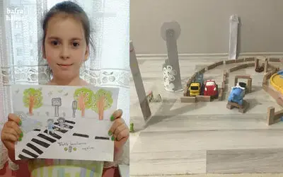 Altınyaprak İlkokulu Öğrencileri Trafik Haftası'nı Evden Kutladı