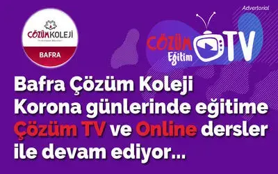 Bafra Çözüm Koleji Korona Günlerinde Eğitime Çözüm Tv Ve Online Dersler İle Devam Ediyor