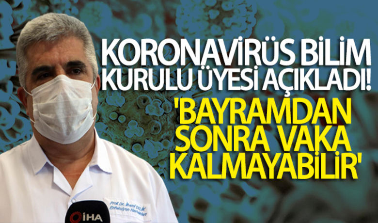 Koronavirüs Bilim Kurulu Üyesi Prof. Dr.İlhami Çelik: 'Bayramdan sonra vaka kalmayabilir' - Korona virüs Bilim Kurulu Üyesi Prof. Dr. İlhami Çelik, hem başvuru hem yatan hasta hem de pozitif çıkan hasta sayısında son derece azalma olduğunu söyleyerek; "Umarım ’bayramdan sonraya vaka kalmayabilir’ diye düşünmeye ve umut etmeye başladık" dedi.	"ALIŞVERİŞTE KART BANKNOTTAN DAHA RİSKLİ. ANCAK BULAŞ OLACAĞI KANAATİNDE DEĞİLİZ"	"ANNE SÜTÜNDEN VİRÜS BULAŞMASI MÜMKÜN DEĞİL"	"SONBAHARA DİKKAT"BUGÜN NELER OLDU?